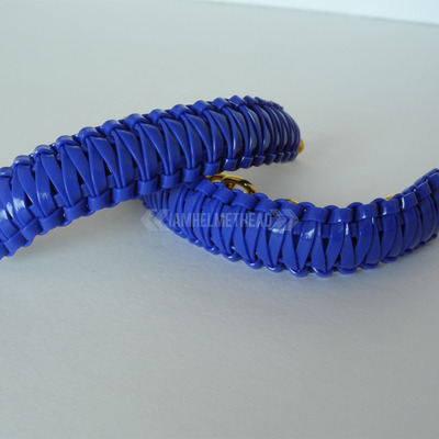 Mini cobra knot bangle - royal blue
