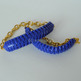Mini Cobra Knot Bangle - Royal Blue-2