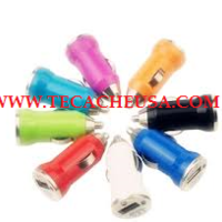 Mini USB Car Charger (Multi-Colors) - Thumbnail 1