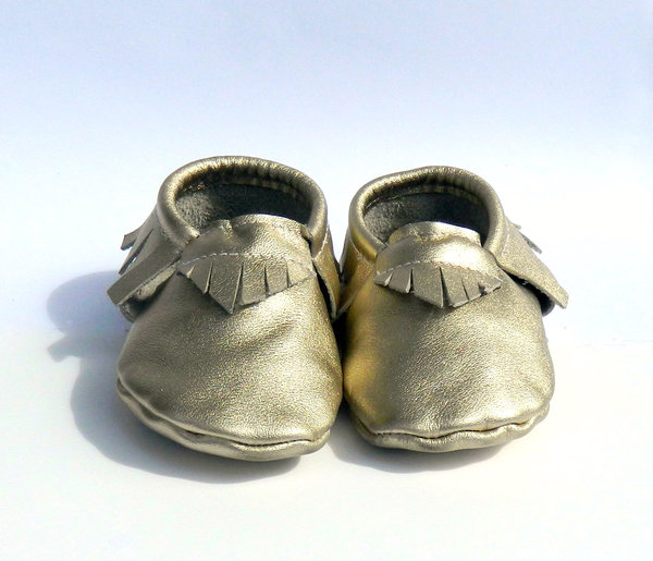 Gold Moccasins