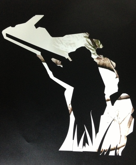 PMH 7" Snow Camo Decal