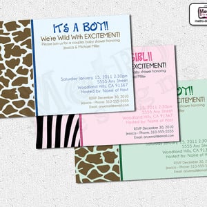 Jungle Baby Shower Invitations, Safari Invitations, Safari Baby Shower Invitations, Jungle Baby Shower Invitations, Invitations, Invitation