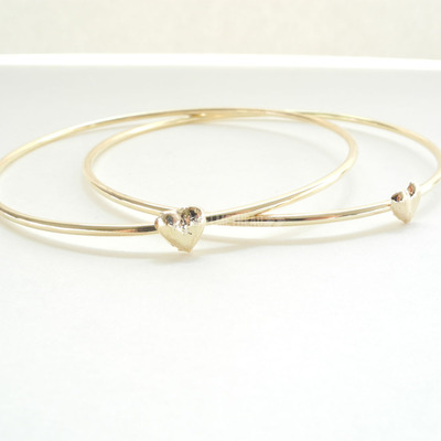 Heart bangle