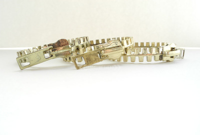 Zipper bangle (brass)