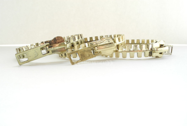 Zipper Bangle (Brass)