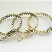 Zipper Bangle (Brass) - Thumbnail 1