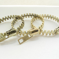 Zipper Bangle (Brass) - Thumbnail 2
