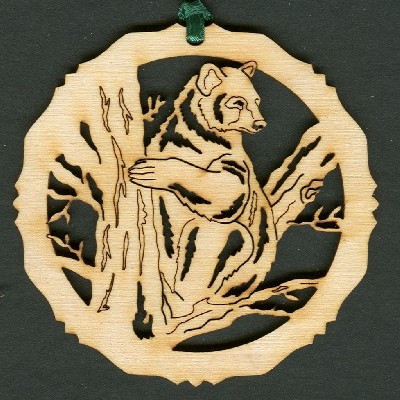 Bear 1 - wood ornament