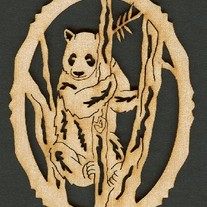 Panda - Wood Ornament