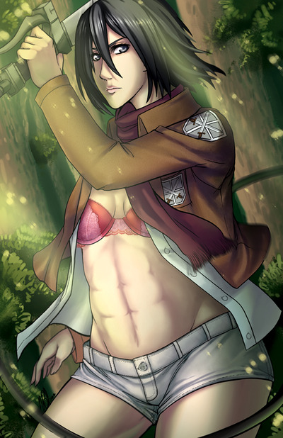 Mikasa Attack on Titan Print