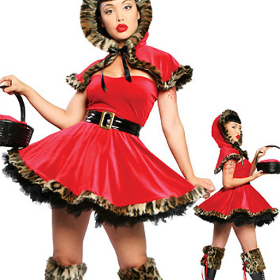 Leopard red riding hood