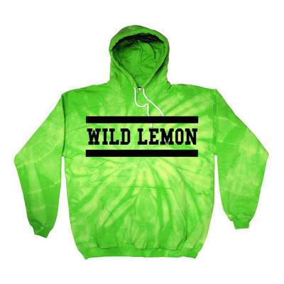 Lime sophomore logo hoodie