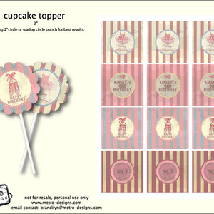 Ballet Dance Birthday  - Favor Tags