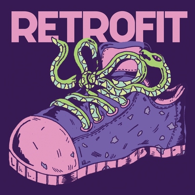 Retrofit comics sticker by niv bavarsky