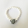 WOODEN RHINO BRACELET WHITE-1