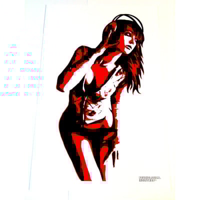 Psy ind - argyle girl - hard stock print