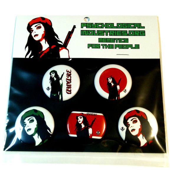 AWARE Button 5-pack - by Psychological Industries
