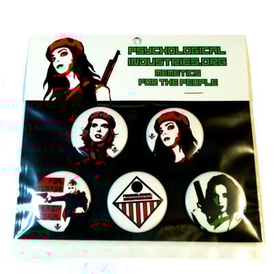 Respect button 5-pack - by psychological industries