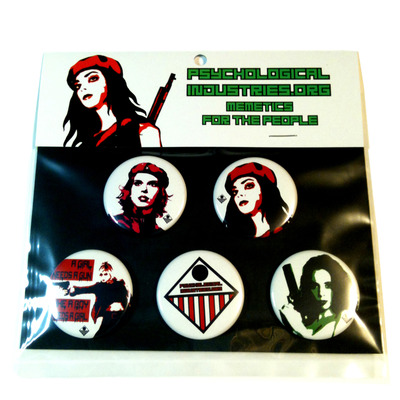 Respect button 5-pack - by psychological industries