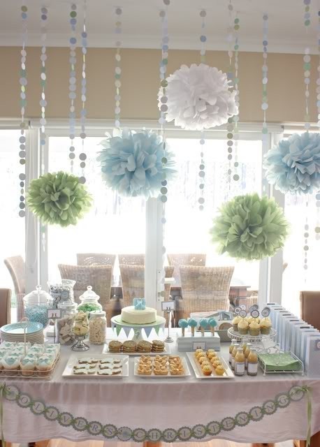 7 Tissue Paper Poms | Wedding | Birthday | Baptism | Pom Flowers | Custom Colors