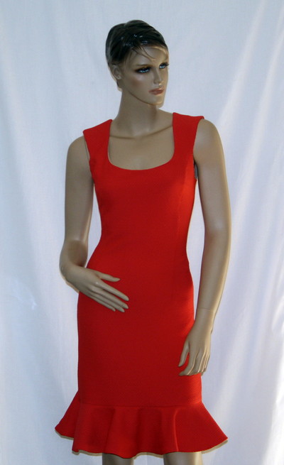 Fit-and-flare sheat dress