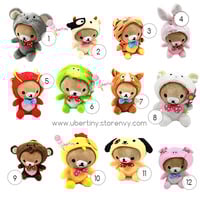 Rilakkuma Jumbo Animal Costume Collection Plushies - Thumbnail 1