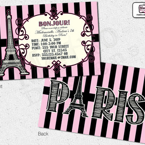 Paris Birthday Party Kit - Thumbnail 4