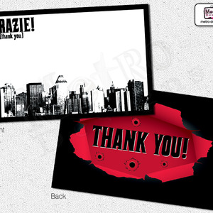 Mob party - thank you card - Thumbnail 3