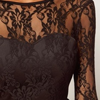 Lace Sweetheart Tutu Dress - Thumbnail 3