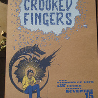 Crooked Fingers Gigposter - Thumbnail 1
