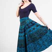 baby elephant blue - the wrap skirt