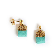 Little Fats Earrings in Spring Green
