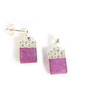 Little Fat Earrings in Orchid - Thumbnail 2
