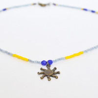 Sun Necklace,Color Blocking,Summertime Jewelry,Colorful - Thumbnail 2