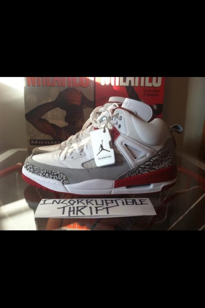 Fire Red Air Jordan Spizikes Size 10