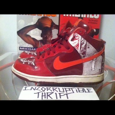 Dontrelle willis (tiger woods) nike dunks size 8 