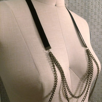 Velvet Teddy Chain Vest - Thumbnail 1