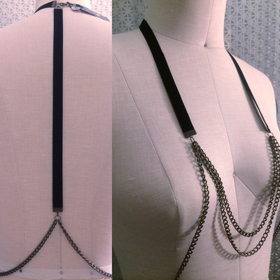 Velvet Teddy Chain Vest