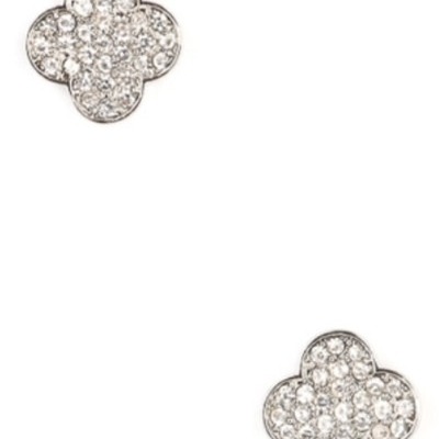Christine crystal clover earrings