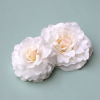 Realistic Wedding Hair Flower Set In Romantic Duo - #RF705 : Luxe in Bloom - Thumbnail 2