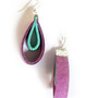 Orchid Double Loop Earrings - Thumbnail 1