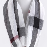 Plaid Infinity Scarf - Thumbnail 2