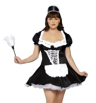 Late Nite Maid Outfit - Plus Size 
