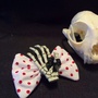 White Polka Dot Skeleton Hand-1