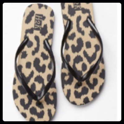 Cheetah flip flops-tde - Thumbnail 4