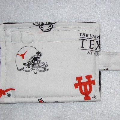 Texas longhorns wristlet coin purse