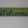 Welcome Hand Painted Pallet Sign-1