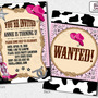 Cowgirl Birthday Party Kit: Pink-4