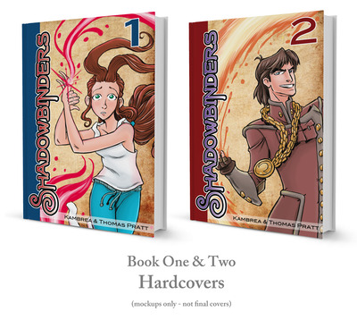 [pre-order] 'shadowbinders: books one & two' hardcover graphic novel bundle