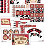 Cowboy Birthday Party Kit: Red-1